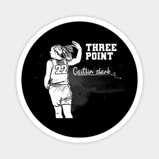 Caitlin Clark Three point Magnet